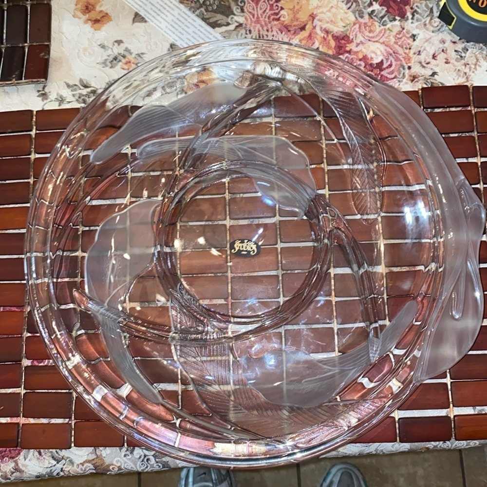 Crystal Clear Studios Fragrance Sectional Platter/Tray 14" (Japan)